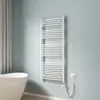 EMKE Radiatore elettrico da bagno 140X60cm 600W Bianco Anteprima dell’immagine prodotto 1
