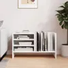 Szafka na płyty winylowe z półką Biały 78,5 x 35 x 45 cm Podgląd zdjęcia produktu 4