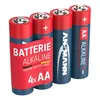 Ansmann 5015563 1x4 Ansmann Alkaline Mignon AA LR 6 Anteprima dell’immagine prodotto 5