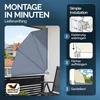 DETEX® Balkonfächer Sichtschutz inkl. Abdeckung 140x140cm Produktbild-Vorschau 4