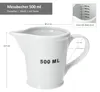 Miarka porcelanowa 500 ml, biała, 12,5 x 11 cm, dzbanek z Podgląd zdjęcia produktu 6