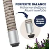 CASARIA® Tavolo Rotondo da Giardino Polyrattan Ø 60 Piano Anteprima dell’immagine prodotto 5