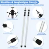 Izrielar 4 Stück Teleskop Zeltstange 88cm-234cm Produktbild-Vorschau 5