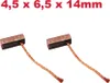 2x Trade-Shop Bronzekohlen Kohlebürsten 4,5x6,5x14mm für Produktbild-Vorschau 1