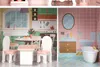 Großes Barbie-Puppenhaus mit einer Reihe von ECOTOYS-Möbeln Produktbild-Vorschau 7