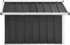 vidaXL Rasenmäher Garage 92x97x63 cm Verzinkter Stahl Produktbild-Vorschau 4