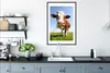 MuchoWow® Gerahmtes Poster Kuh - Tiere - Blumen - Gras Produktbild-Vorschau 4