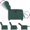 Hochwertig Relaxsessel Elektrisch Dunkelgrün Stoff 3303180 Produktbild-Vorschau 9