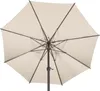 Sonnenschirm gerade rund neigbar loompa weizen 3m  - Produktbild-Vorschau 3