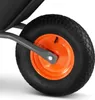 Taczka ogrodowa budowlana spawana HIGHER misa PVC 150L Podgląd zdjęcia produktu 9