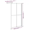 vidaXL Paroi de douche pour douche à l'italienne 118x190 cm Voir les images du produit 7