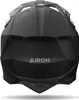 The back view of a black motocross helmet. Anteprima dell’immagine prodotto