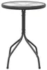 vidaXL Zahradní stůl Ø50x71 cm Ocel antracitová Náhled obrázku produktu 3