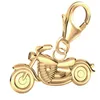 Motorrad Charm Anhänger für Biker Armband I 925 Echtsilber in Gelbgold

 Produktbild-Vorschau