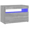 vidaXL TV-Schrank mit LED-Leuchten Grau Sonoma 60x35x40 cm Produktbild-Vorschau 8