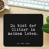 Mr. & Mrs. Panda Mousepad Du bist der Glitzer... - Schwarz Produktbild-Vorschau 2