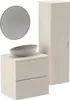 A bathroom vanity set with a mirror, sink, and cabinet. Náhled obrázku produktu