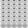 20x ARLI Kabelverschraubungen IP68 Grau M20 x 1,5 mm mit Produktbild-Vorschau 1