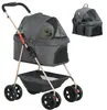 PawHut Hundewagen 3 in 1 Hundebuggy Faltbar Hundebox, Produktbild-Vorschau 1