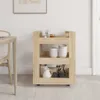 vidaXL Kuchyňský vozík Sonoma Dub 60x45x80 cm výrobek ze Náhled obrázku produktu 3