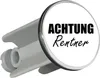 Huuraa Waschbeckenstöpsel Achtung Rentner Schriftzug 4cm Produktbild-Vorschau 1