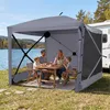 Pavillon, 2,4 x 2,4 m Pop up Partyzelt mit Tür, Produktbild-Vorschau 2