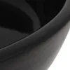 A close-up view of the rim and interior of a black ceramic sink. Podgląd zdjęcia produktu
