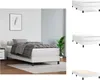 vidaXL Łóżko z materacem sprężynowym białe 90x190 cm Podgląd zdjęcia produktu 1