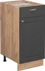 Küchenunterschrank Vicco Fame-Line Anthrazit-Gold 40 cm Produktbild-Vorschau 1