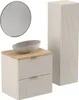 WENA Waschtischunterschrank 60 cm, geriffelte Fronten, Produktbild-Vorschau 4
