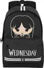 Mercoledì HS Fan Backpack Carino Anteprima dell’immagine prodotto 2