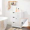 Relaxdays Badezimmerschrank, HxBxT: 80 x 60 x 30 cm, 3 Produktbild-Vorschau 3