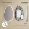 S'AFIELINA lustro łazienkowe z oświetleniem 50×85 cm Lustro Podgląd zdjęcia produktu 12