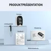 SpO₂ Pulsmesser für Finger, Fingerpulsoximeter mit Produktbild-Vorschau 3