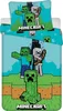 Povlečení bavlna Minecraft Mobs Here 140x200, 70x90 cm Náhled obrázku produktu 1