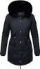 Navahoo Damen Jacke Parka Mantel Winterjacke Warm Gefüttert Produktbild-Vorschau 3
