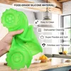 Silikonová forma na koláč ve tvaru traktoru, 3D, zelená, Náhled obrázku produktu 5