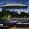 Doppelsonnenschirm, 295 x 219cm, Sonnenschirmmit LED, oval, Produktbild-Vorschau 2