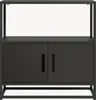 Aktenschrank 'Hailuoto' 80 x 40 x 82 cm Stahl Schwarz Produktbild-Vorschau 6