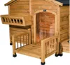 Hundehütte aus Holz mit Futternapf und Aufbewahrungsbox Produktbild-Vorschau 5