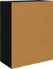 The back of a black and brown sideboard. Produktbild-Vorschau