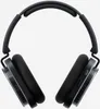 A pair of black headphones is shown against a plain light gray background. Voir les images du produit