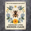 Biene mit Blumen DAS IST KEIN UNORDENTLICHER GARTEN Produktbild-Vorschau 2