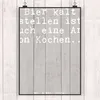 Mr. & Mrs. Panda Bild Bier kalt stellen ist... DIN A4 - Produktbild-Vorschau 2