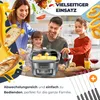 A family is enjoying a meal together, using a fondue pot. Produktbild-Vorschau