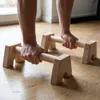 Dlhé podpery Drevené rukoväte na kalistenické cvičenia Náhľad obrázku produktu 4