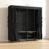 HOMCOM Stoffschrank Faltschrank Kleiderschrank mit 4 Produktbild-Vorschau 3