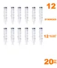 12 Stück Dosierspritze ohne Nadel 20 ml Spritze Kappen & Produktbild-Vorschau 3