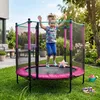 Meteor Kindertrampolin TRP-50 mit Netz Ø140 cm – Indoor & Produktbild-Vorschau 3