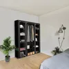 Armoire à vêtements Armoire en tissu avec housse en Voir les images du produit 3